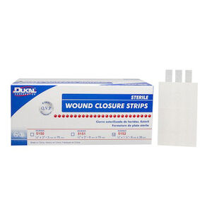 WOUND CLOSURE STRIP 1/2" X 4" 6/PK
